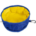 Foldable Dog Travel Bowl With Food Storage