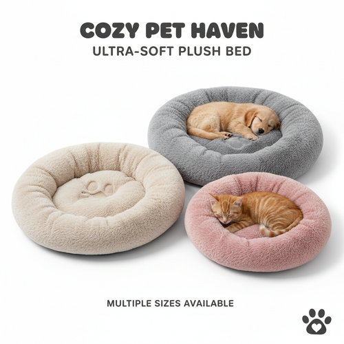 Cama para mascotas suave y cómoda